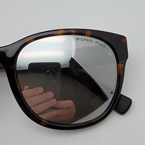 Michael Kors MK2038 Spring Blossoms 32076G Tortoise Frame Silver Lens Sunglasses - Picture 12 of 14